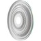 Ekena Millwork Cole PVC Medallion (Canopies up to 5 1/8"), 19"OD x 3 1/2"ID x 1"P, Metallic Sea Mist CMP19COFSM - alternate 2